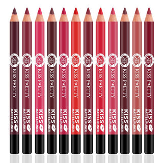 Adbeni Imported Kiss Matte Lip Liner Waterproof Smudge Proof & Long Lasting (Item Code: 446)