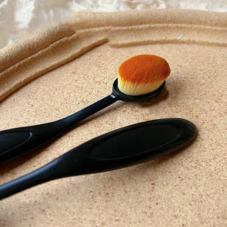 Imported Oval Makeup Brush, Foundation, Face Powder Blusher Brush | Contour Concealer Bending Cosmetic Brushes Tool (Item Code: 190)