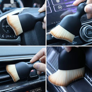 Imported Car interior Air Conditioning Outlet Cleaning Brush, Multi-Functional Soft Bristle Brush Car Interior Crevice Dust Brush (Item Code: 440)