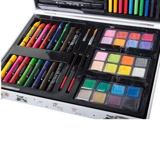 Imported 64-Piece Art Set with Crayons, Markers, Paints & Colouring Book | Creative Drawing & Painting Kit for Kids, Perfect For Gift (Item Code: 468)