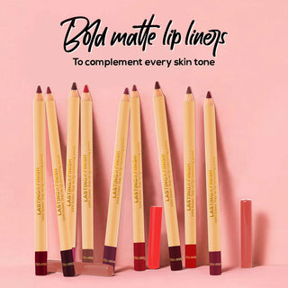 Adbeni Imported Bold Matt Lip Liner | Set of 12 | Long-Lasting & Smudge-Proof | Matte Finish | Non-Drying | Highly Pigmented | Waterproof | Smooth & Creamy Texture